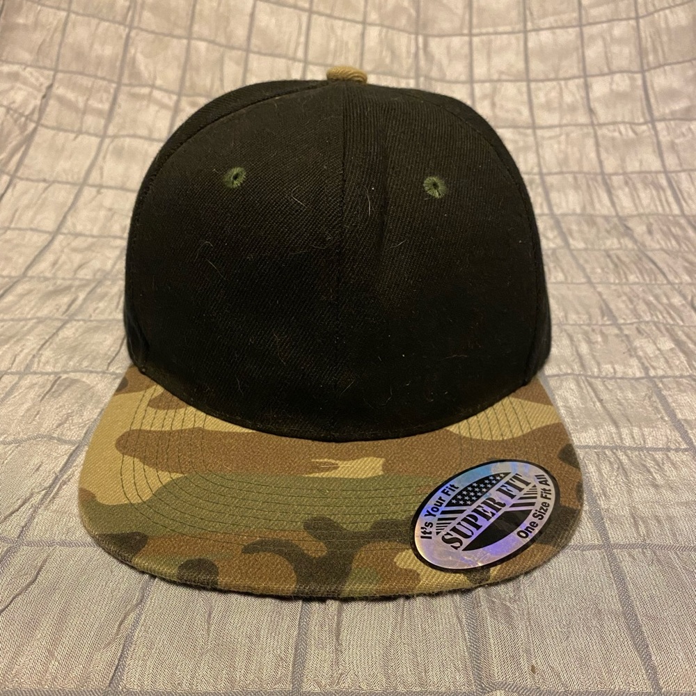 SnapBack flat army bill hat unisex